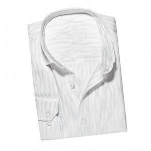 NEW EIGHT X men's hot streak jacquard long sleeve button down in white